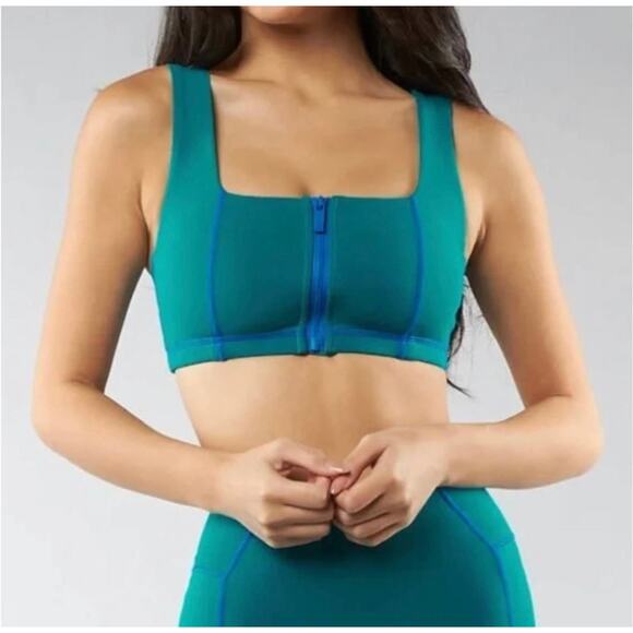 BuffBunny Collection Zip Front Swim Top Size XXS NWT - Picture 1 of 6